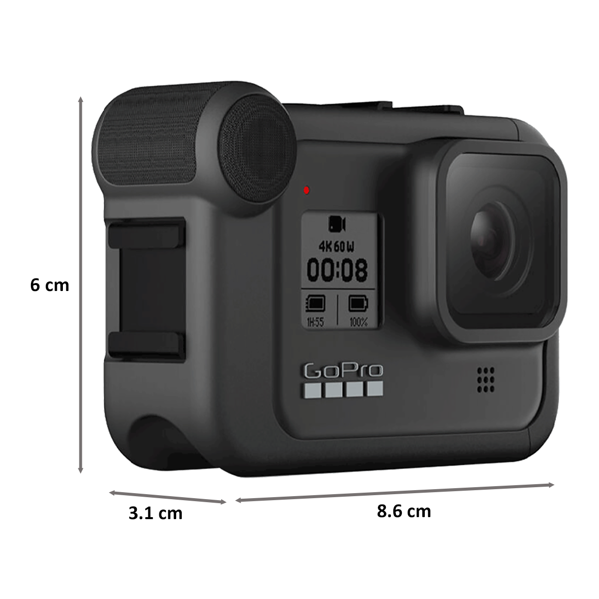 GoPro Media Mod for Hero 8 (AJFMD-001, Black)